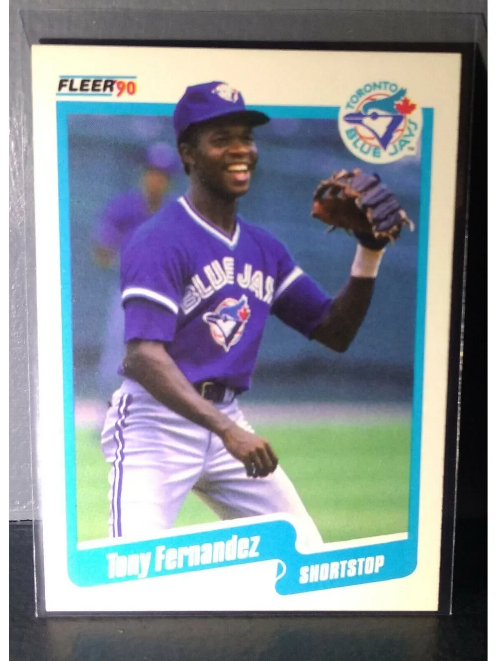 1990 Tony Fernandez Fleer Baseball Card #80